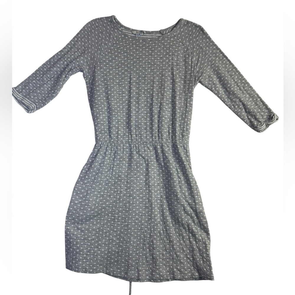 Boden Gray Polka Dot Dress‎ Women’s Size Small